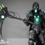 The Electromancer Full light up cyberpunk cosplay