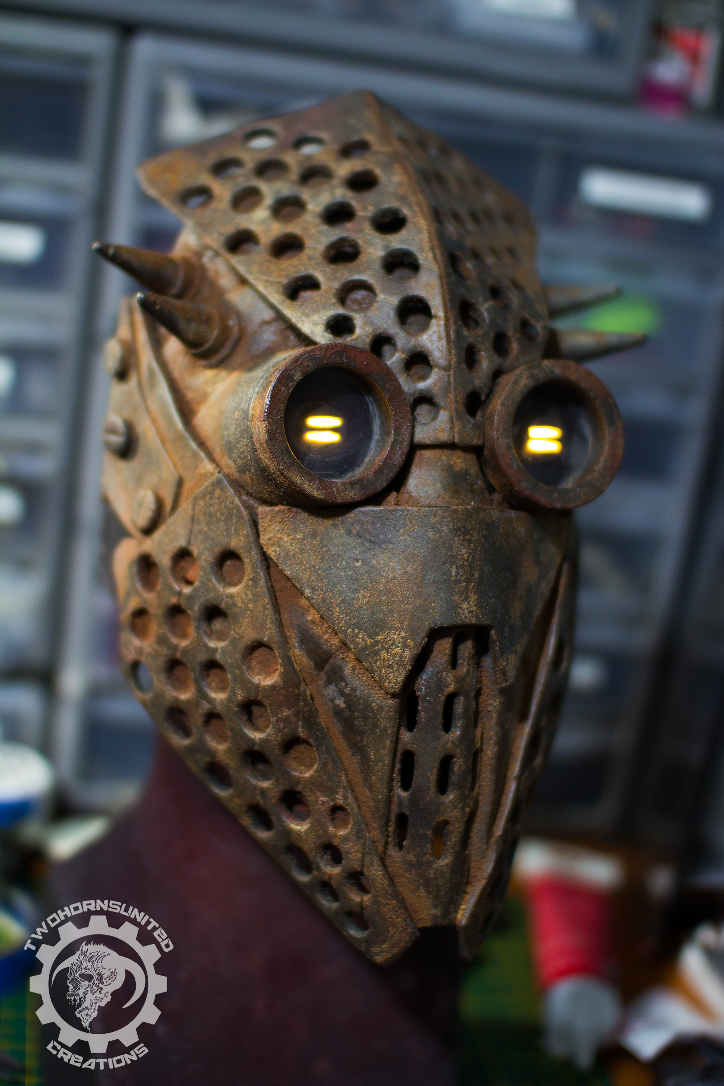 Trypophobia wasteland raider mask