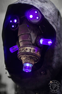 The summoner - light up cyberpunk mask