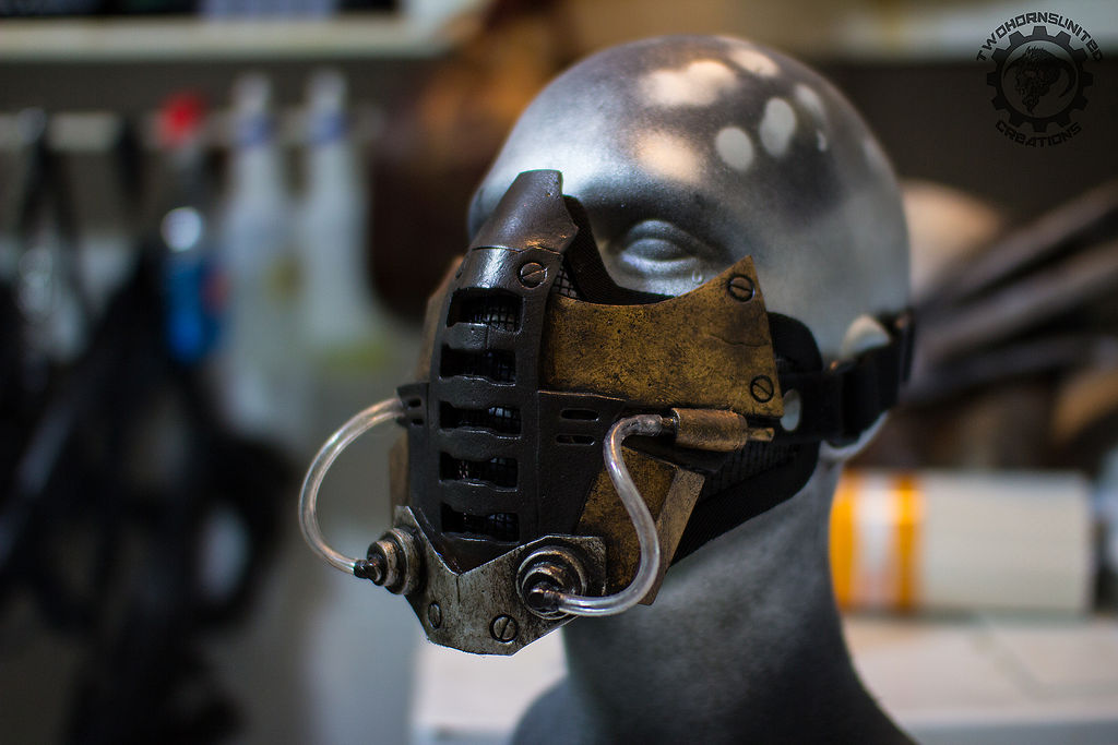 Distopia Mask Retrogression - Cyberpunk dystopian mask by TwoHornsUnited on DeviantArt