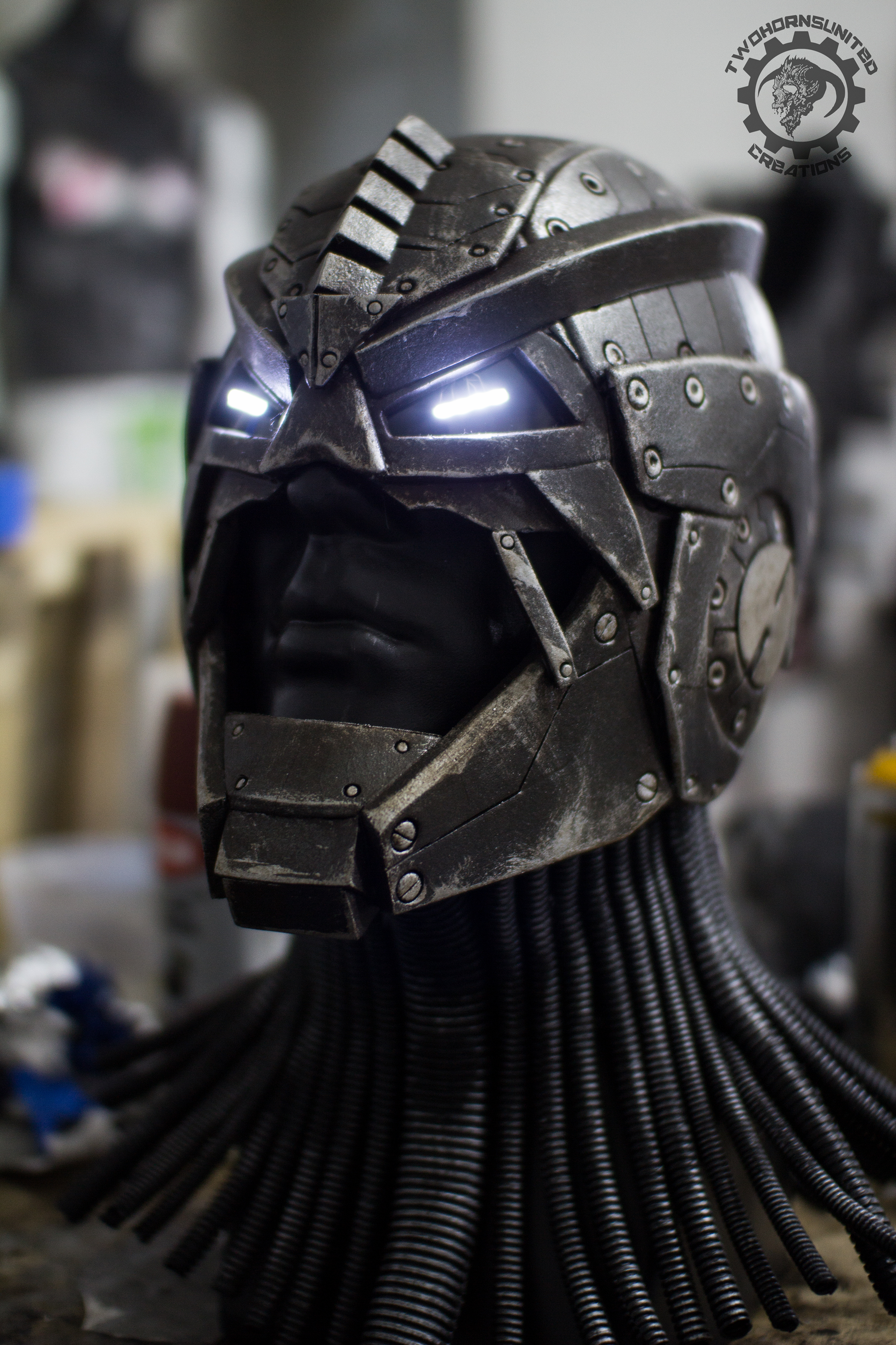 The Berserker - lightup Scifi hero/villain helmet