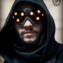Hivemind cyberpunk led goggles