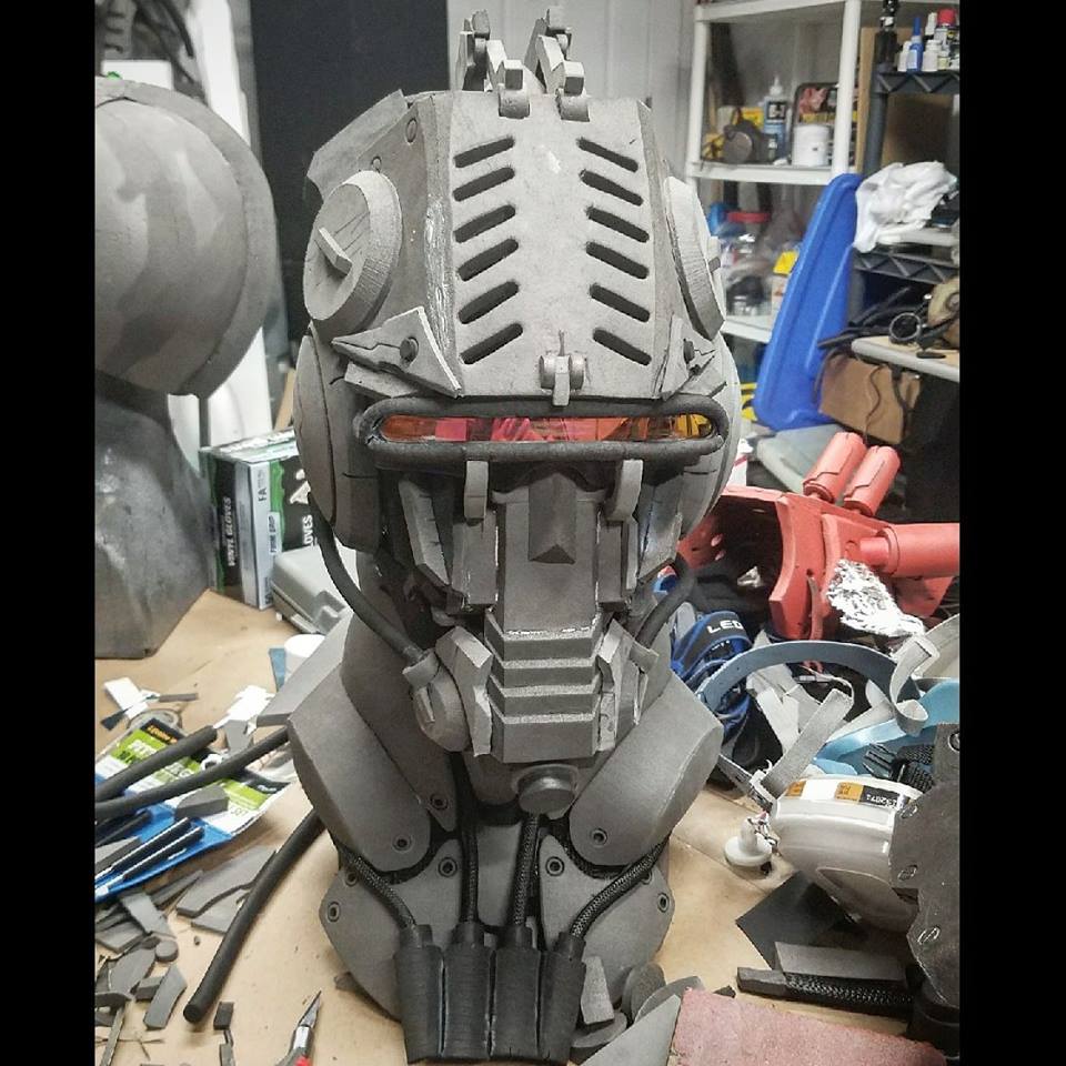 Robo helmet work in progress