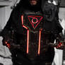 Progenitor -RGB LED cyberpunk chest armor/ gloves