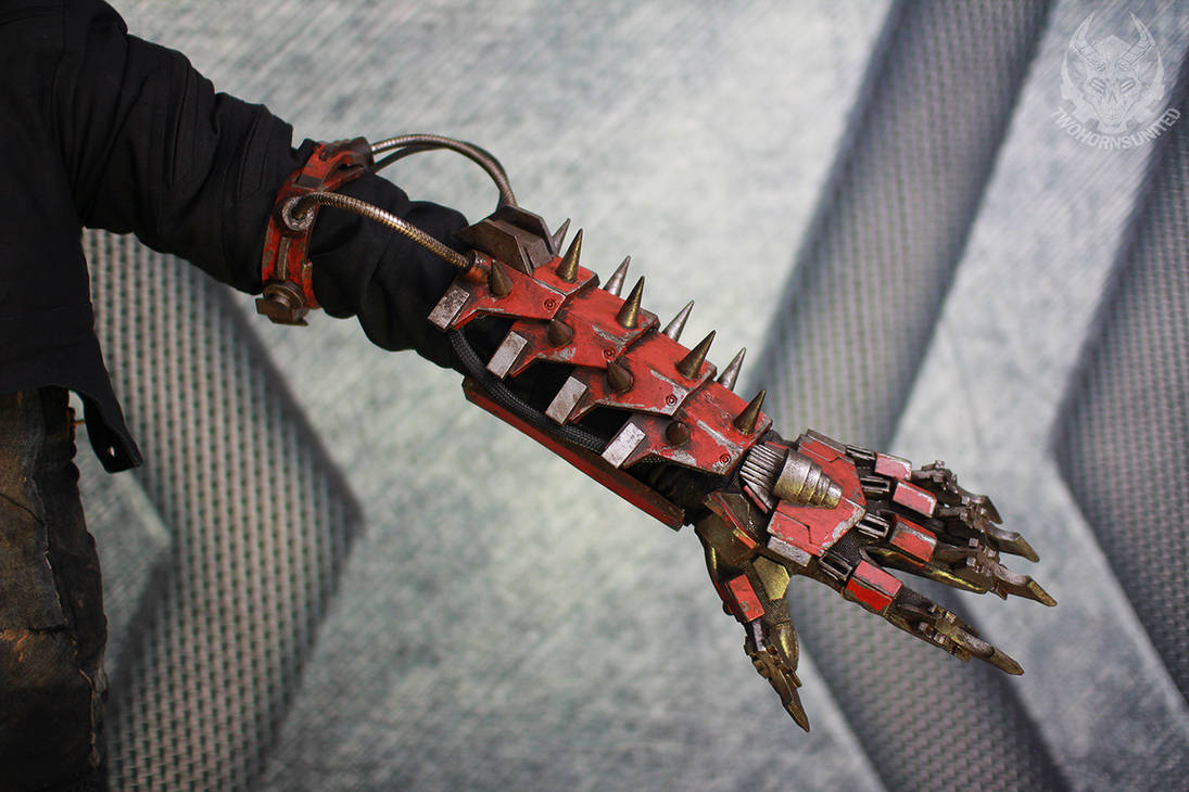Marauder cyberpunk clawed gauntlet by TwoHornsUnited on DeviantArt