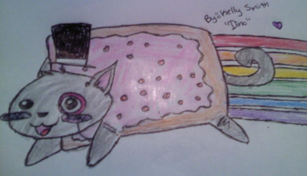 My Nyan Cat drawing by Dinomau5 on DeviantArt