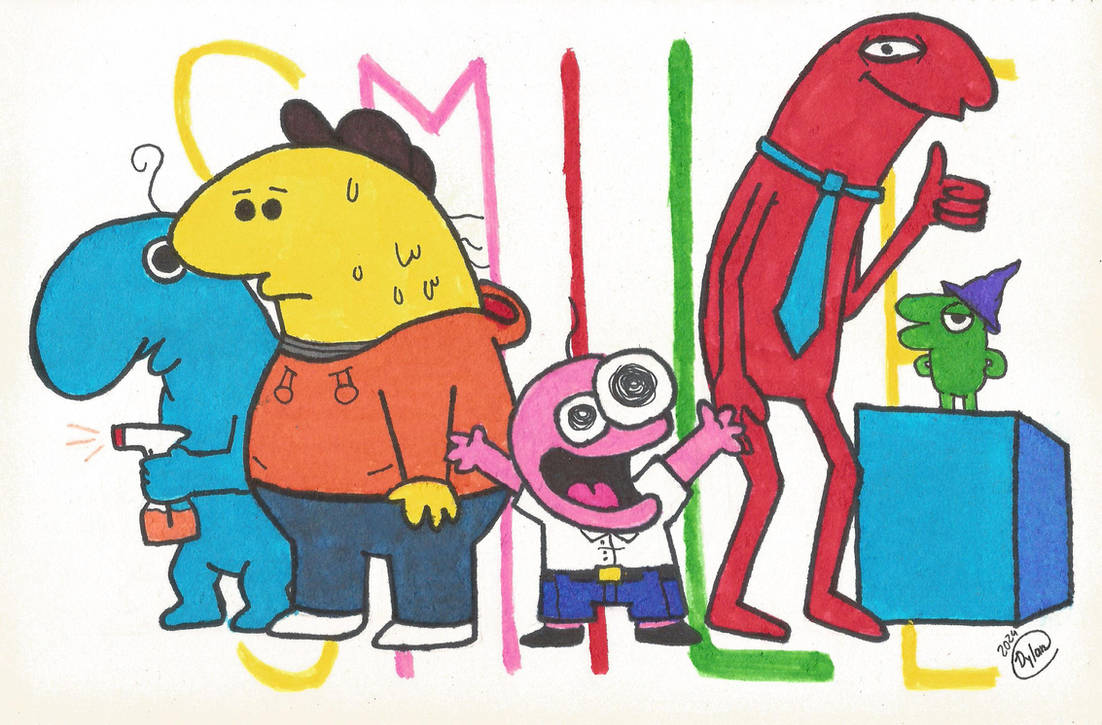 Smiling Friends Main Characters by Tumfuleri on DeviantArt