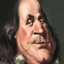 Benjamin Franklin Caricature