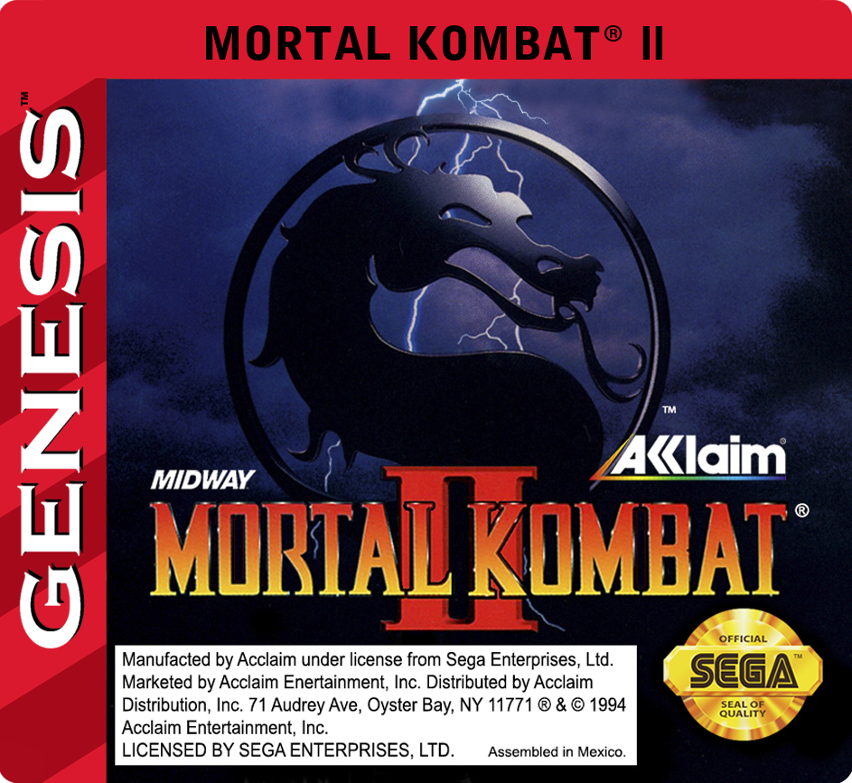 Mortal Kombat II (Sega Genesis) by DMZaQ on DeviantArt