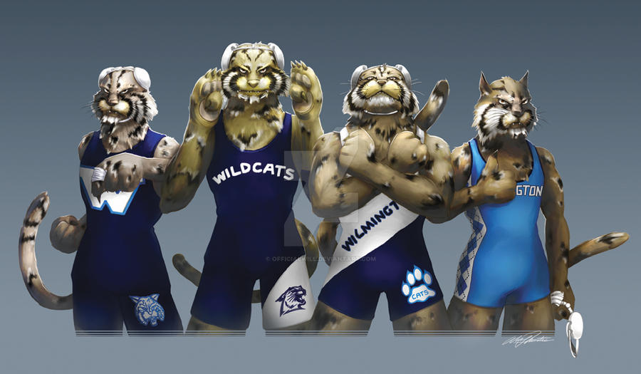 Wildcat Rivals Wildcat Wrestlers by OfficialWill on DeviantArt