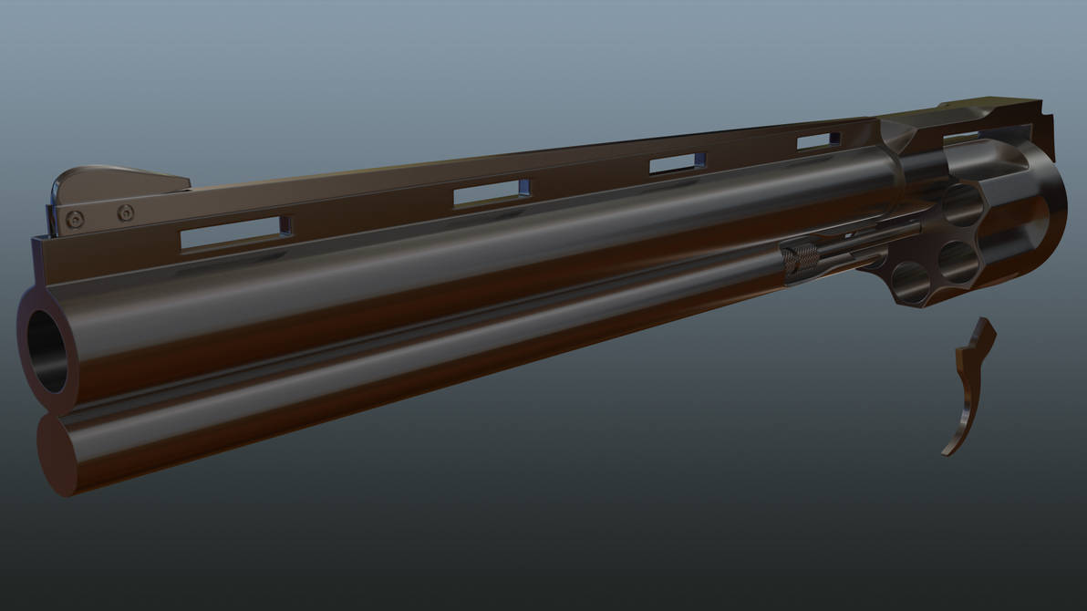 Colt Python WIP 05 by xQUATROx on DeviantArt