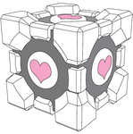Companion Cube vector