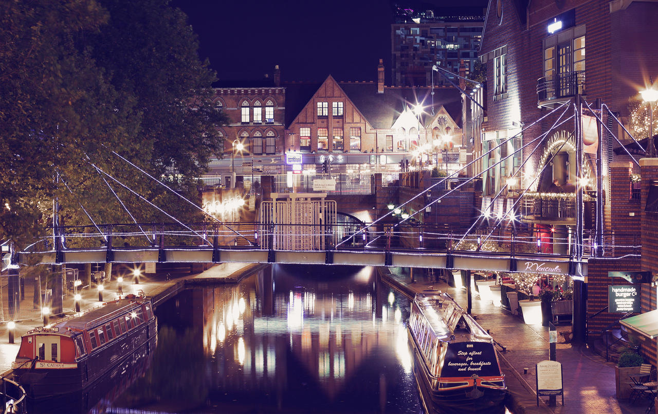 Canals at night