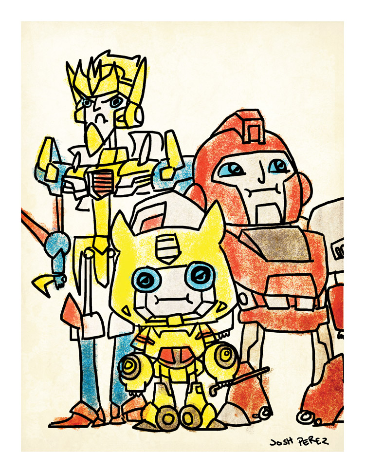 TF Pizza Party Print Botcon 2012