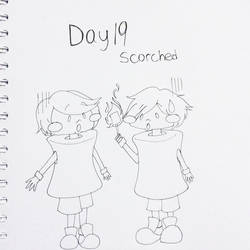 Inktober Day 19: Scorched