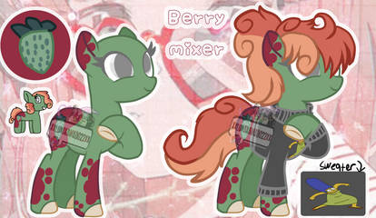 Berry mixer Ref sheet (commission)