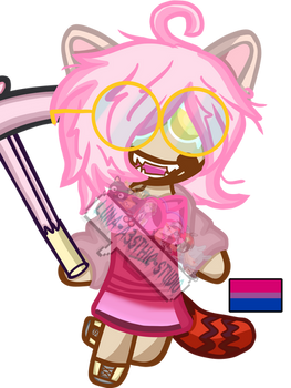 (Commission) pocky red panda cookie