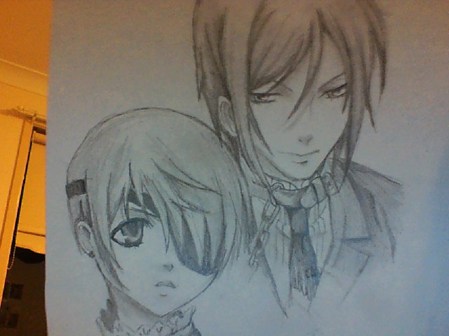 Ciel and Sebastian (kuroshitsuji)