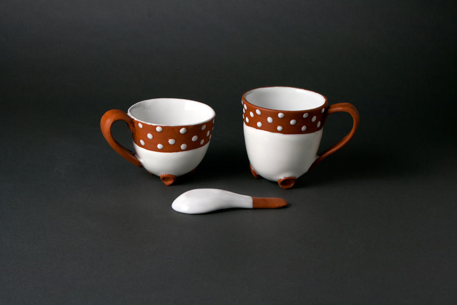 Teacup, Mug, and Spoon