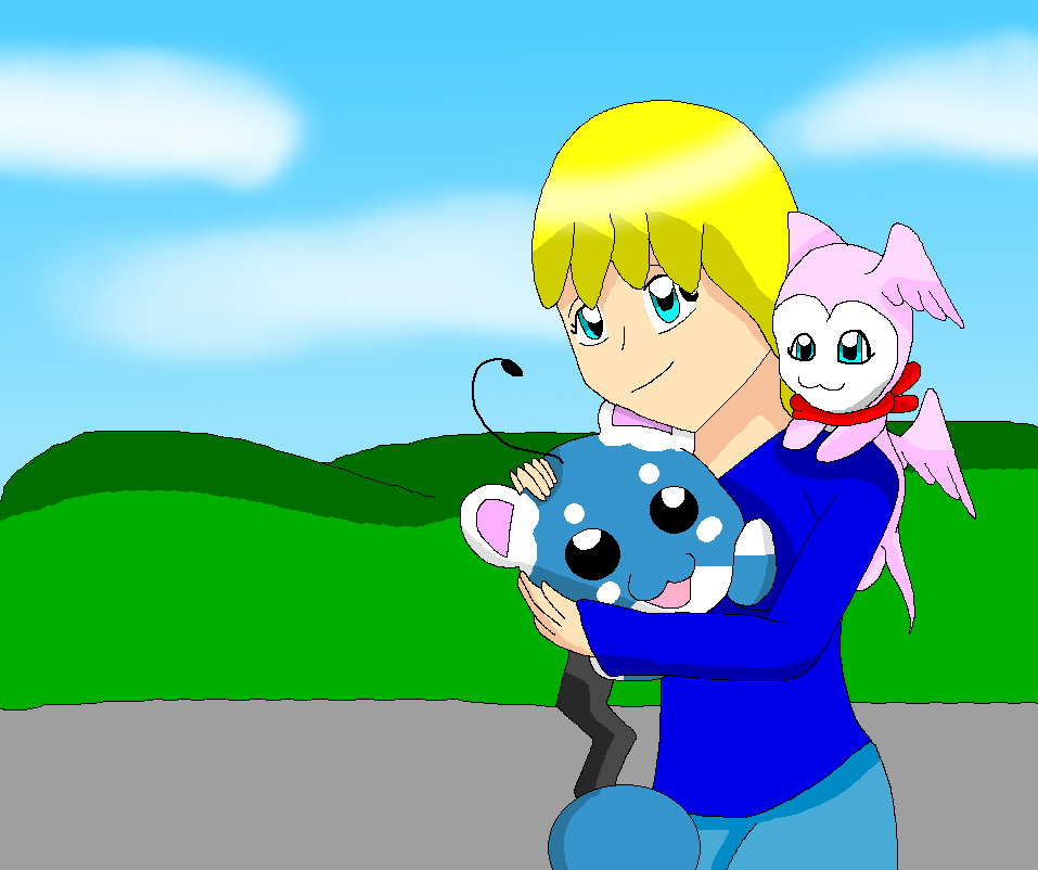 Liz and Heartmon and Baby Azurill