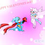 DxVeemon X Lovemon Happy Valentines day 2016