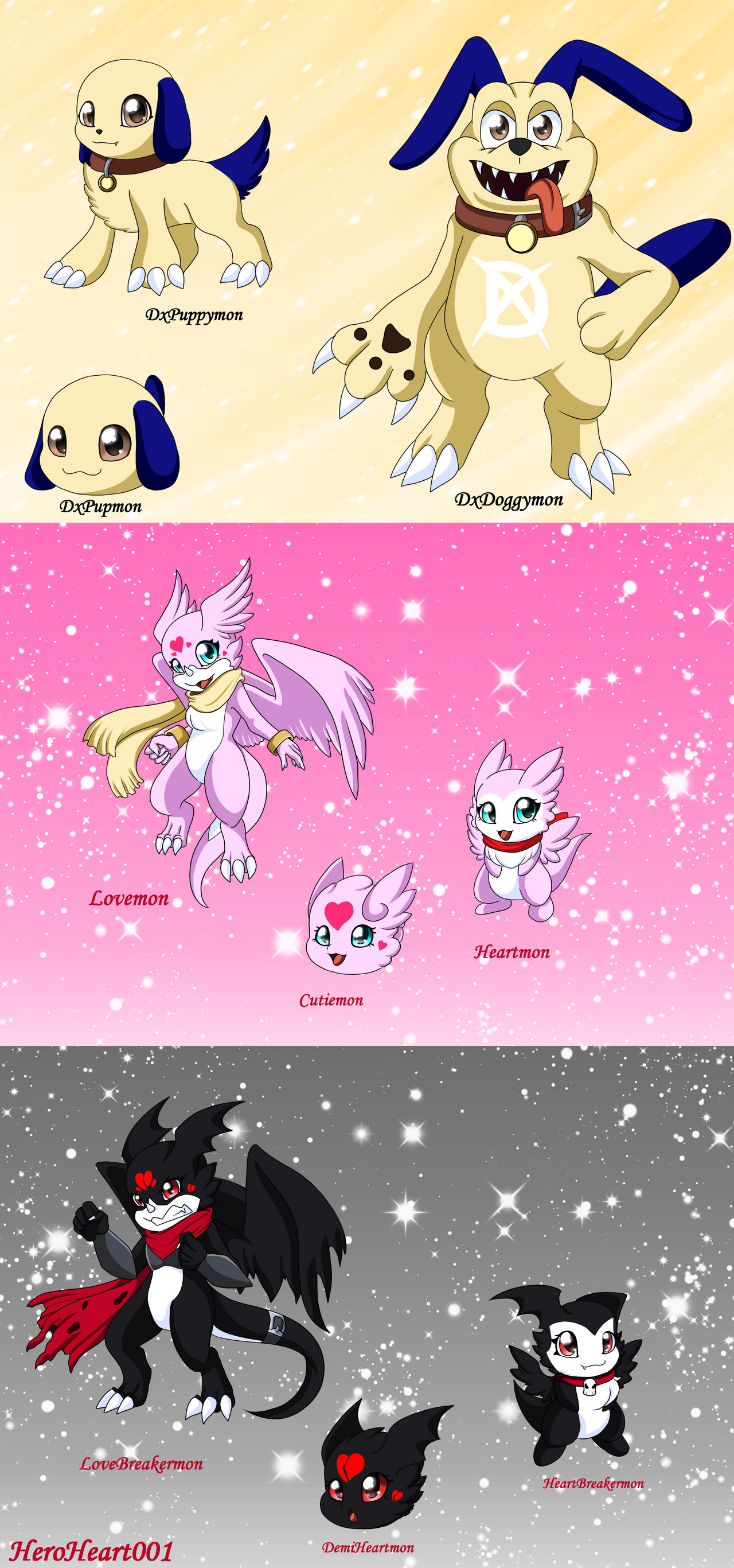 My Digimon 01 OC'S by HeroHeart001 on DeviantArt