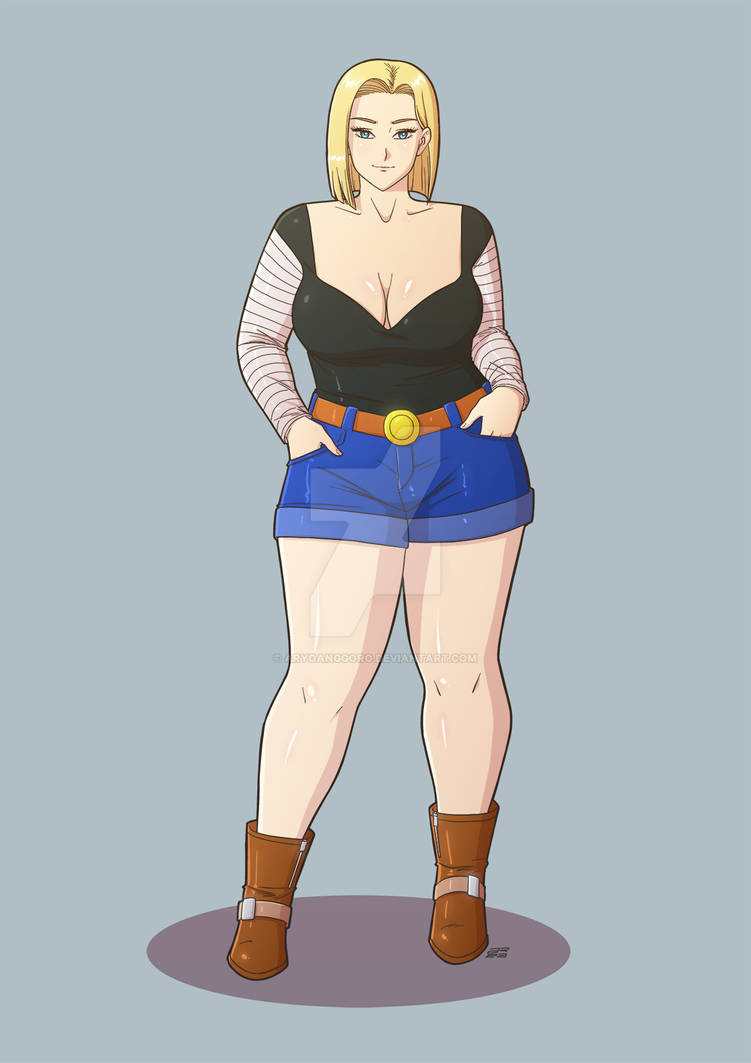 CURVY ANDROID 18