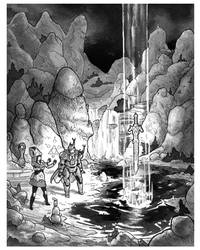 SWORD SUMMONER ink wash