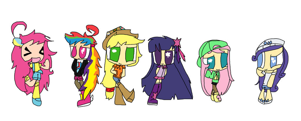 Mlp Human Form by bubble-blast on DeviantArt