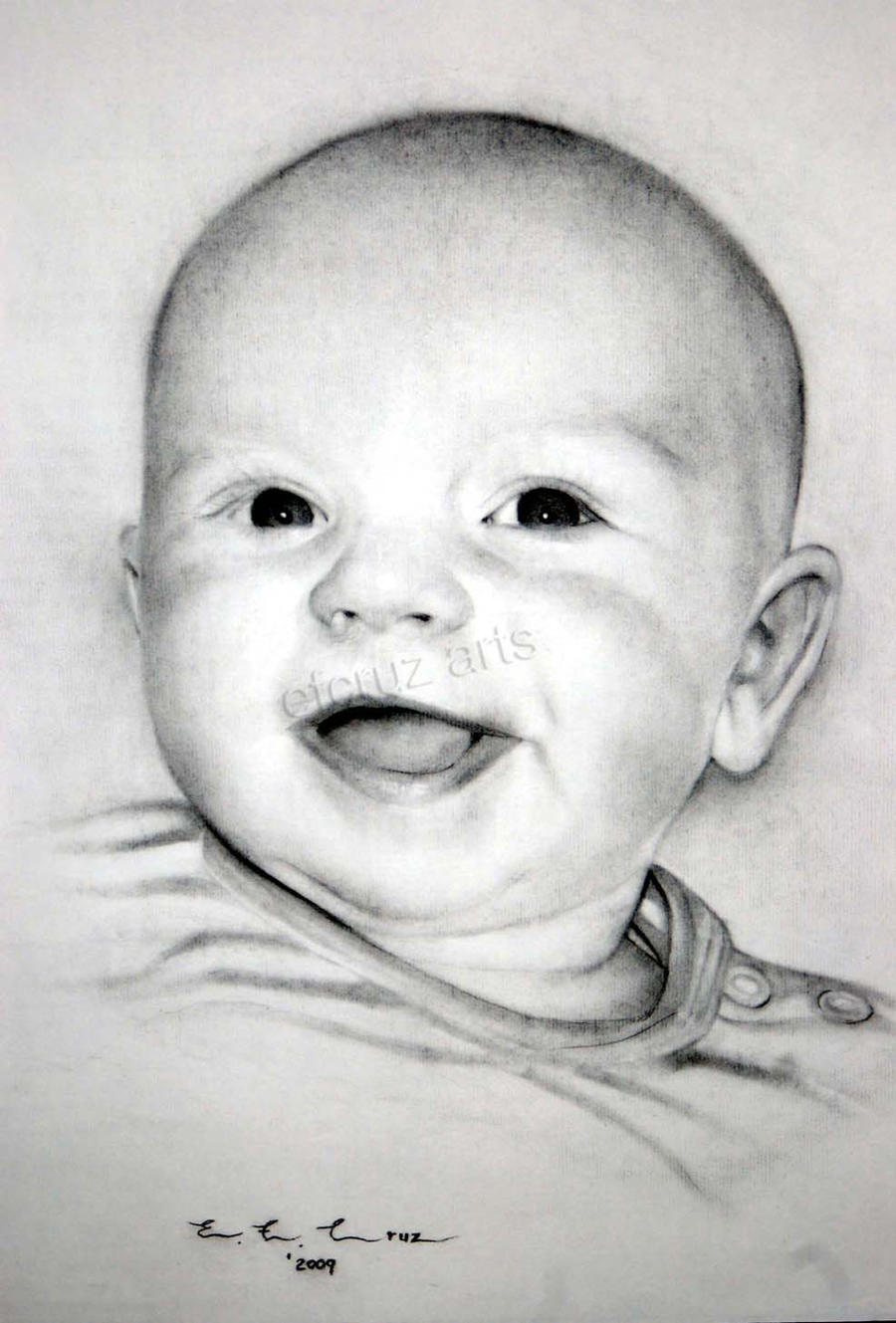 Baby Portrait Drawing By Efcruz On Deviantart Baby Portrait Drawing By Efcruz On Deviantart