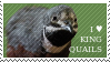 I love King Quails Stamp
