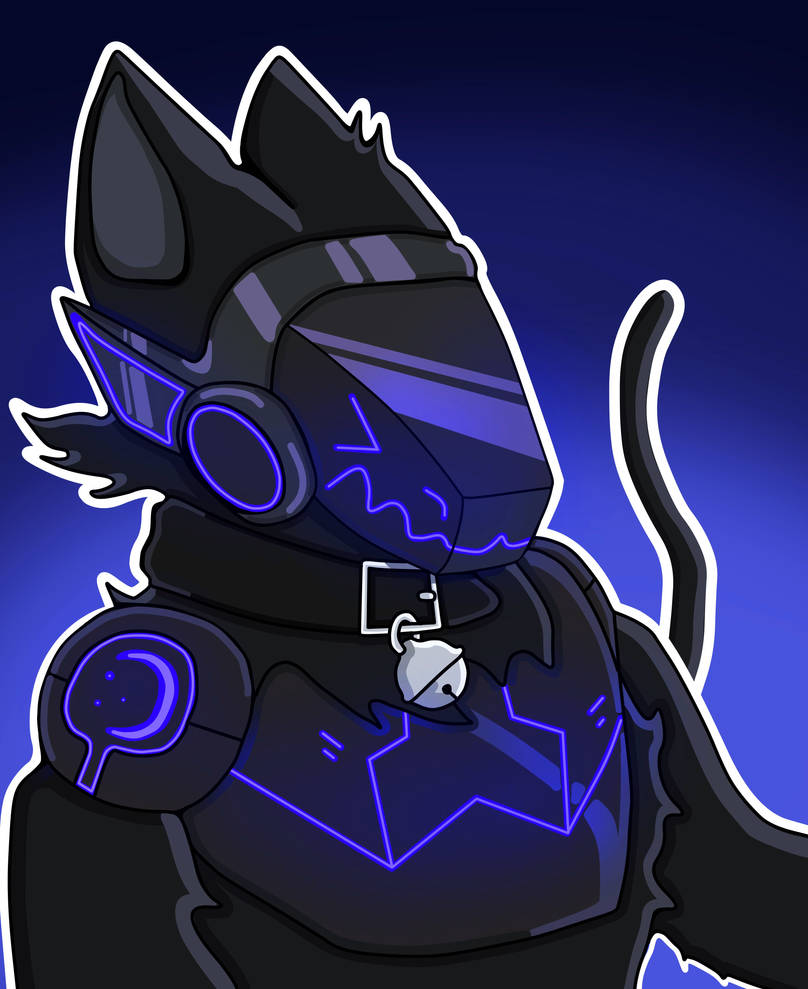 Fabri the Protogen (commission) by RubricaiSanctum on DeviantArt