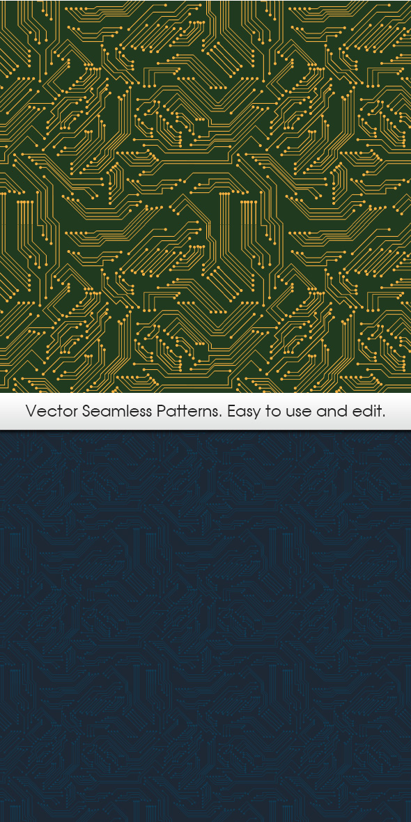 Vector Seamless Pattern. Chip.