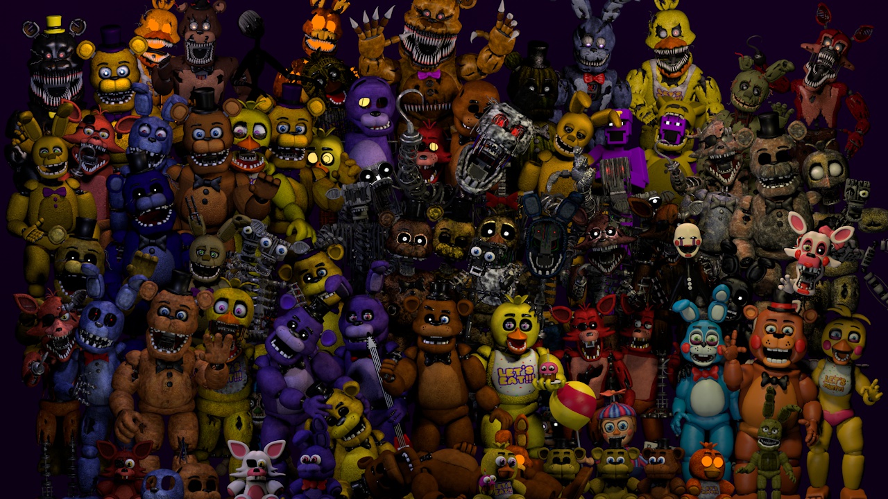 FNaF 6 Todos los personajes (C4D) by MCGamerdeviantar on DeviantArt