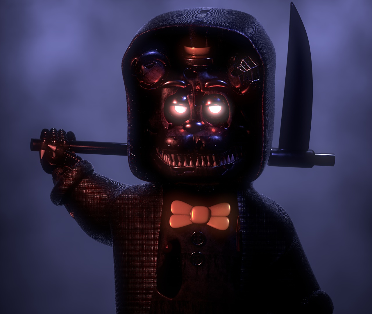 FNAF 4 Nightmare Pack Download C4d by souger222 on DeviantArt