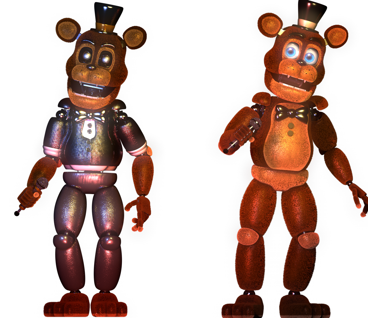 Stylized Freddy Fazbear five nights FNAF at Freddy's 1 : r