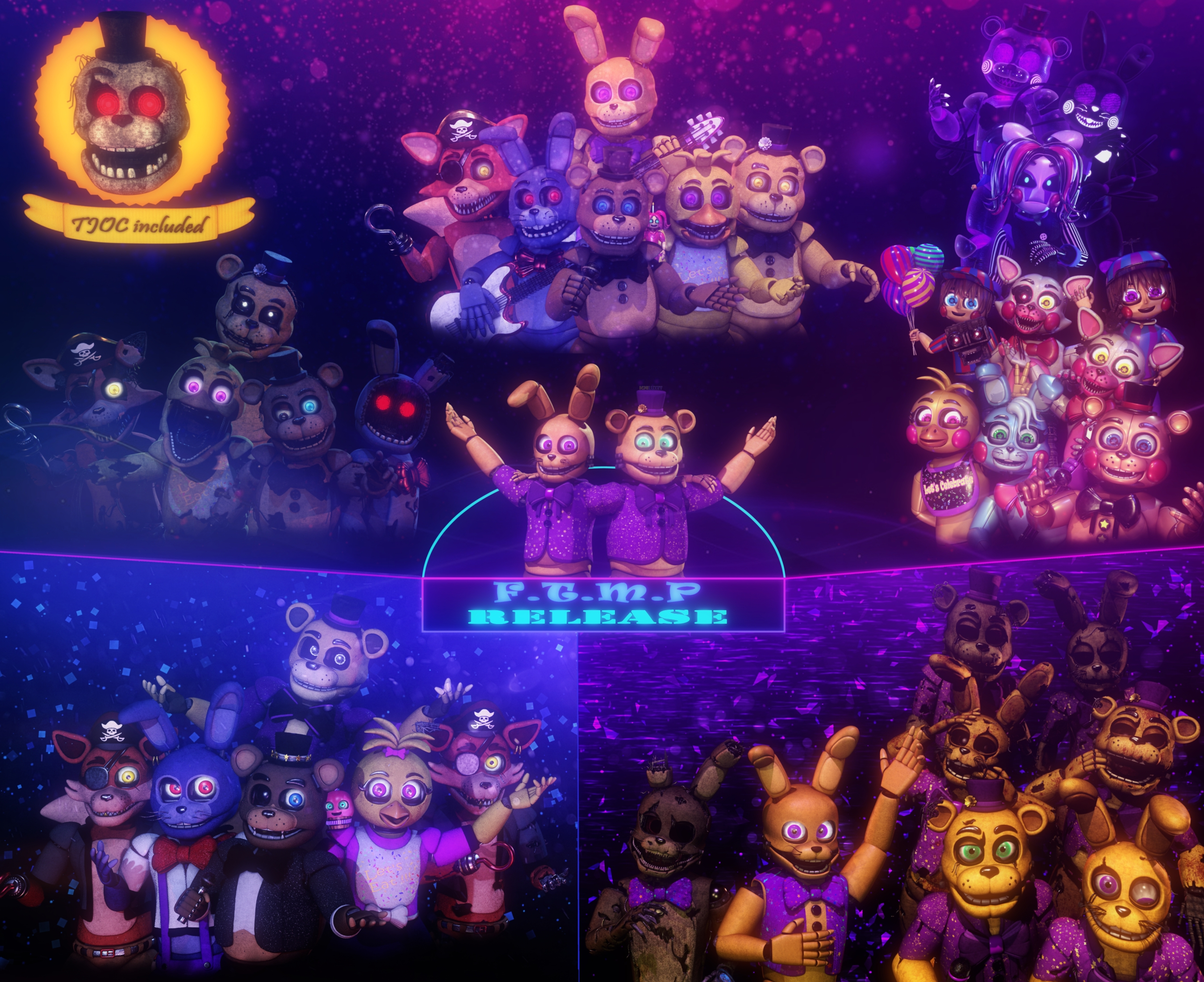 Fnaf Show Stage preview ( FnaF 1 C4D map by chiki by chiki-canal on  DeviantArt