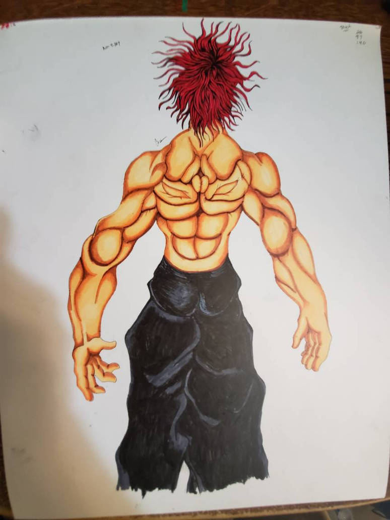 Yuigiro Back yujiro hanma (Demon back) by C4r1o5 on DeviantArt