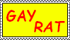 GAY RAT / F2U stamp