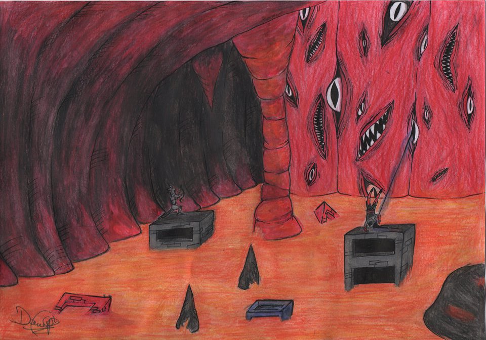 Wall Of Flesh Terraria by Davexx100 on DeviantArt