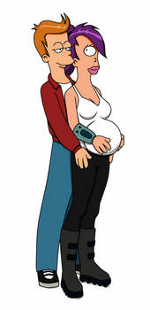 Request: Fry and pregnant Leela