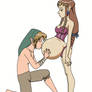 Request: Link and pregnant Zelda