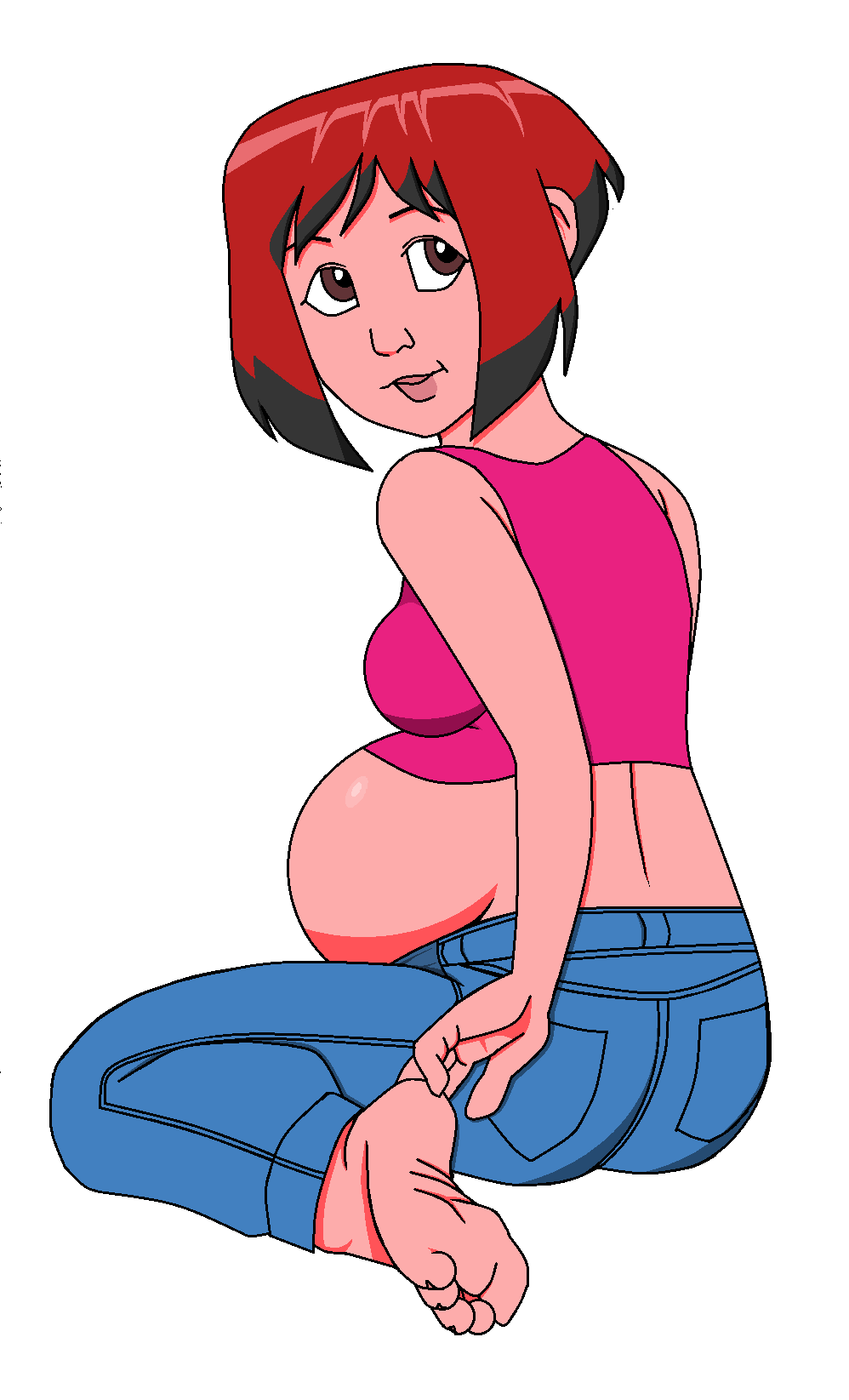 Maternity Deviantart Pregnant Kaffe in maternity pants by amiwakawaiidesu on DeviantArt