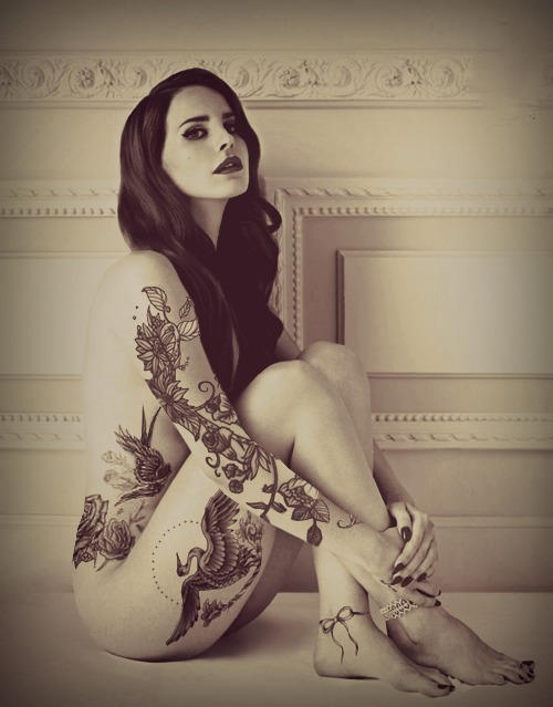 #3 Tattooed Lana Del Rey by MlleMayon on DeviantArt.