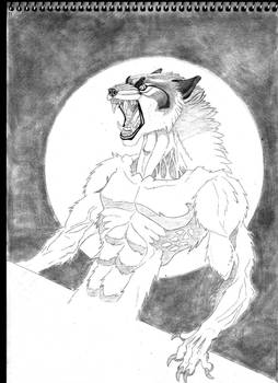 Werewolf in Pencil