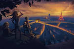 Sunset Picnic in Paris by goofymoNkey