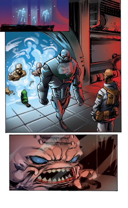 COLOR PORTFOLIO: TMNT pag2 of issue 7