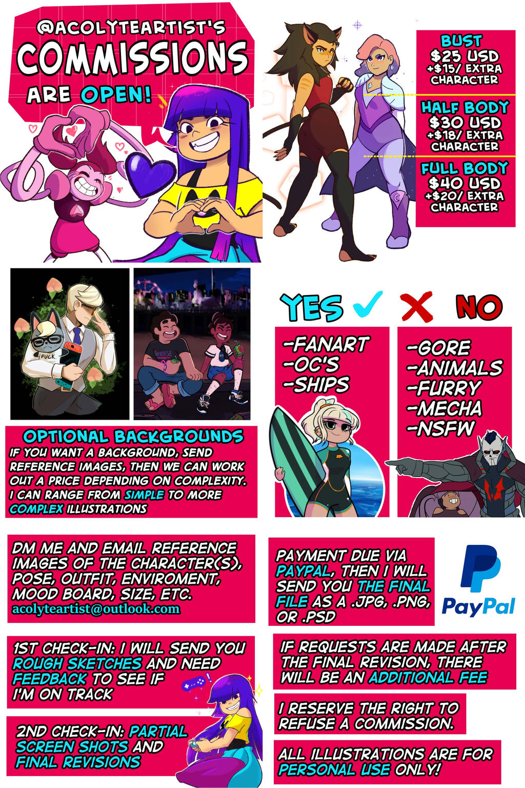 Cosplay Commission.pdf Commission Sheet 2020 by acolyteartist on DeviantArt