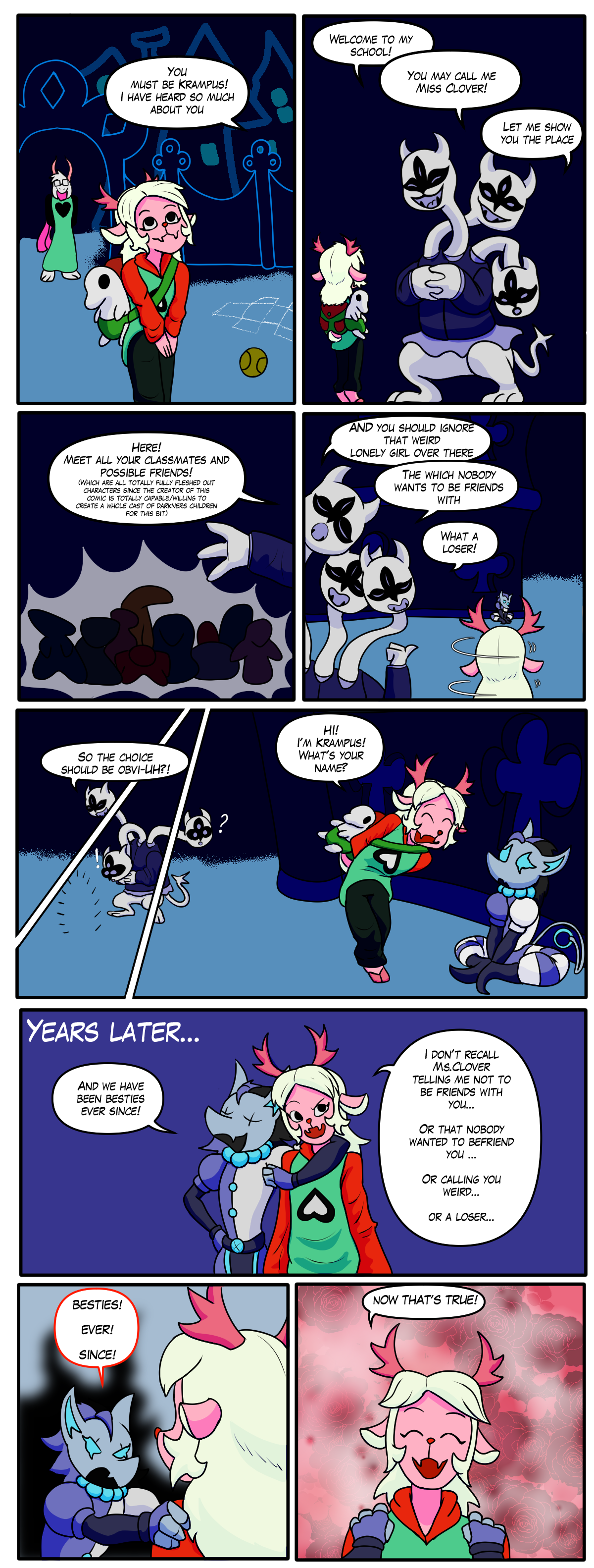 Krampus meets Synthesis for the first time by ArcaTech on DeviantArt