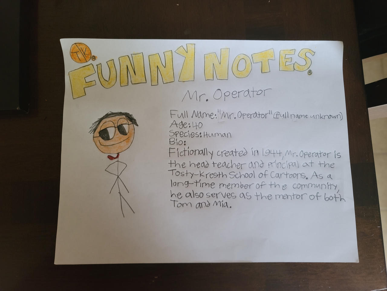 Funny Notes: Mr. Operator by TostyKresth87 on DeviantArt